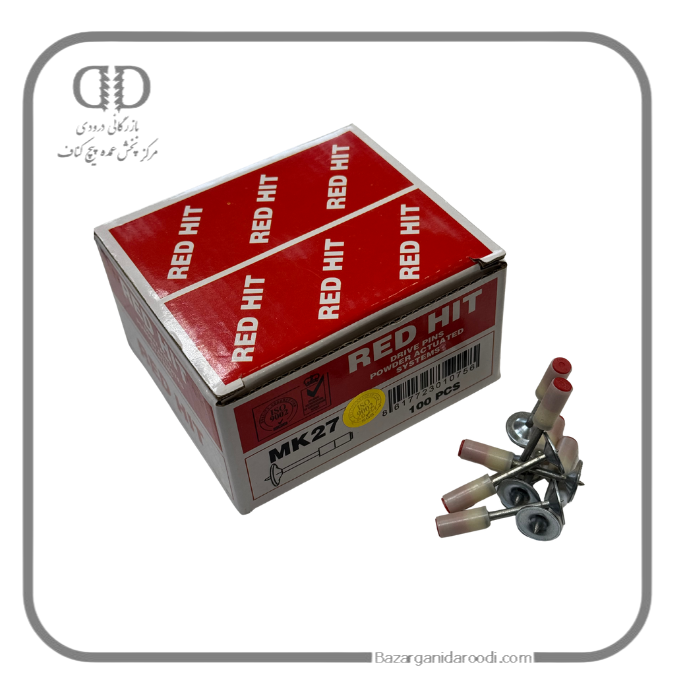 میخ چاشنی سرخود 27 میل 